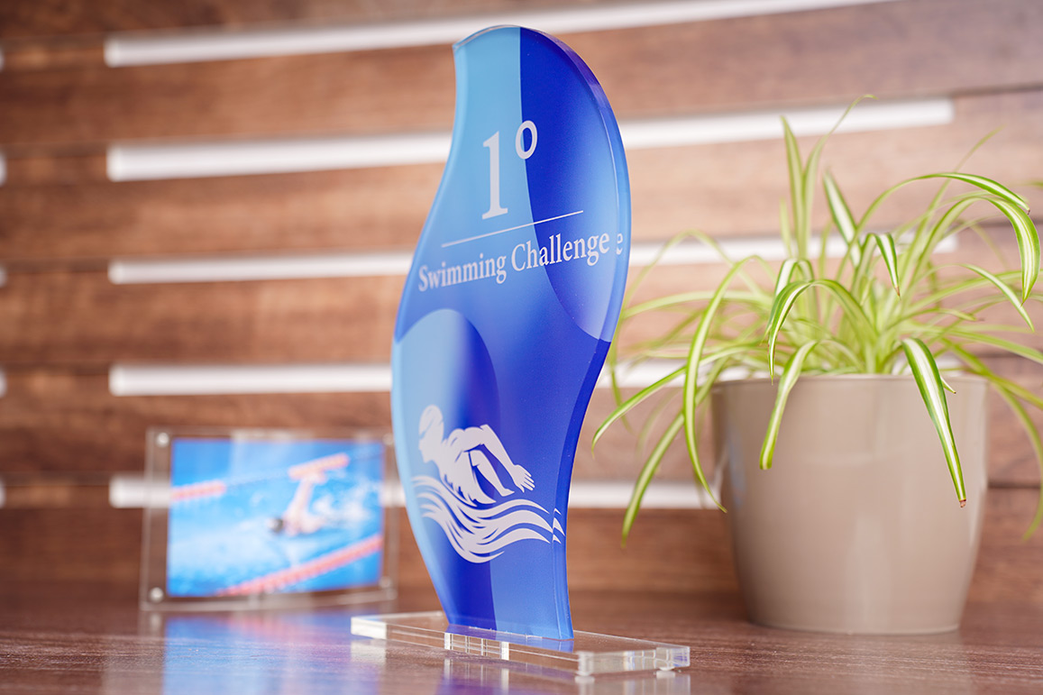 Trofeo personalizzato con stampa