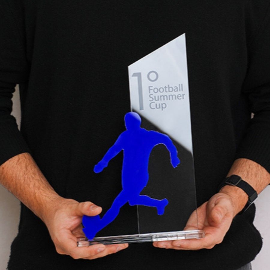 trofeo in acrilico primo classificato