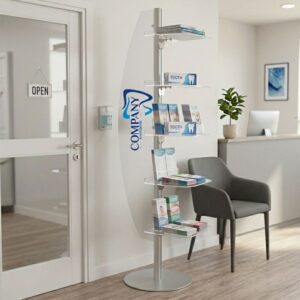Anteprima espositore in plexiglass su misura per cataloghi