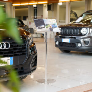 Anteprima leggio in plexiglass trasparente autoportante